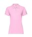 Polo premium femme rose clair Fruit of the Loom