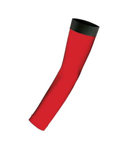 Manchons De Bras Rouge Noir Spiro