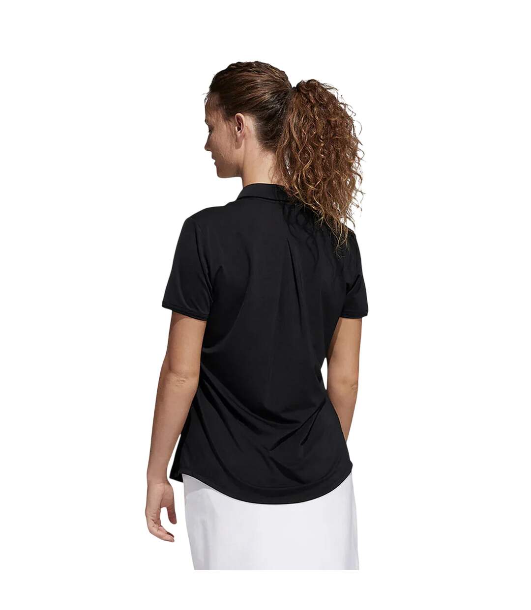 Polo Performance Femme Noir Adidas-3