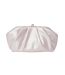 Womens/ladies bettie gathered detail clutch bag one size lilac Dorothy Perkins