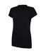 Womens/ladies Club Essential Polo Shirt Black White Umbro-2