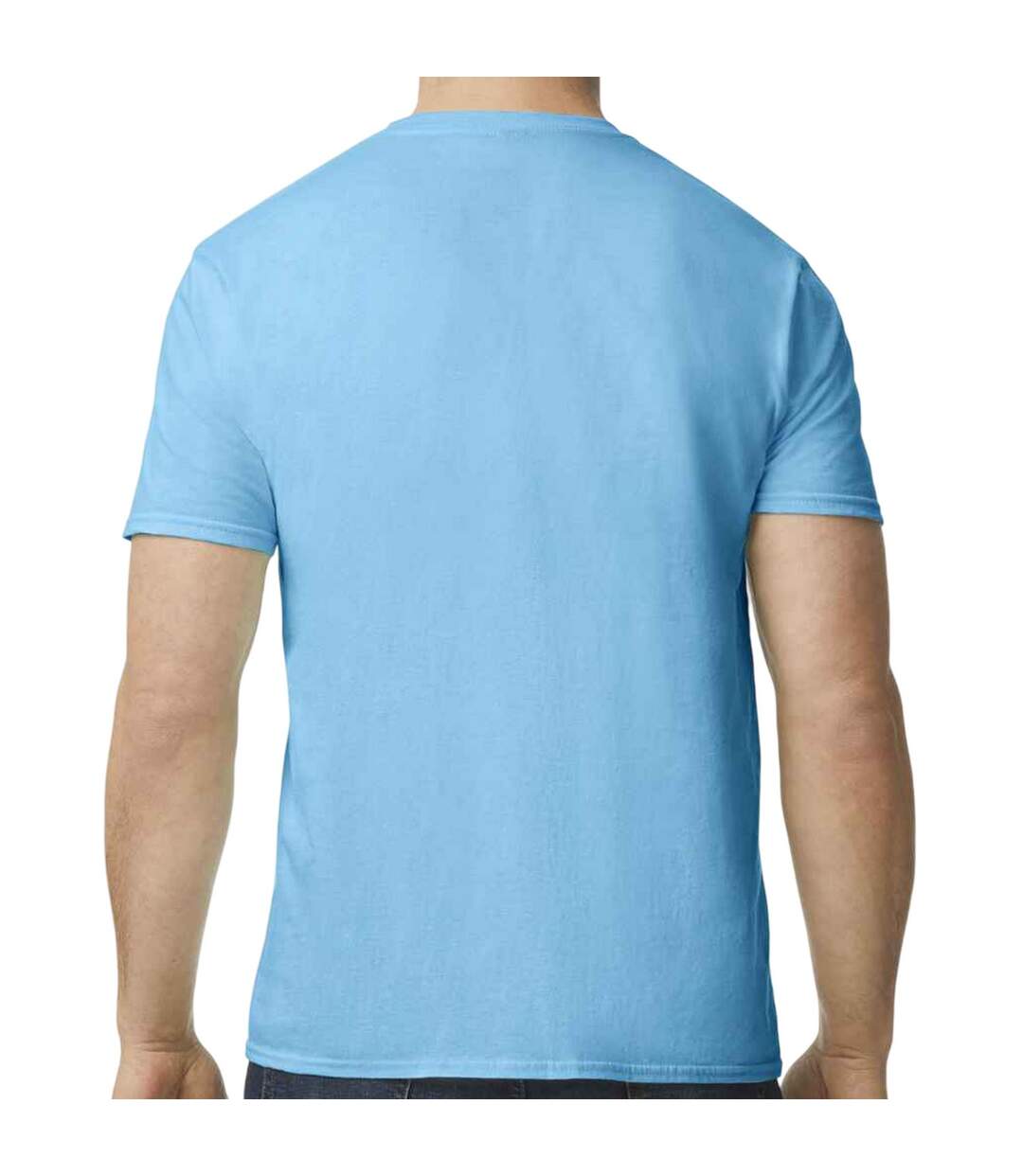 T-shirt Softstyle Ez Adulte Bleu Clair Gildan-2
