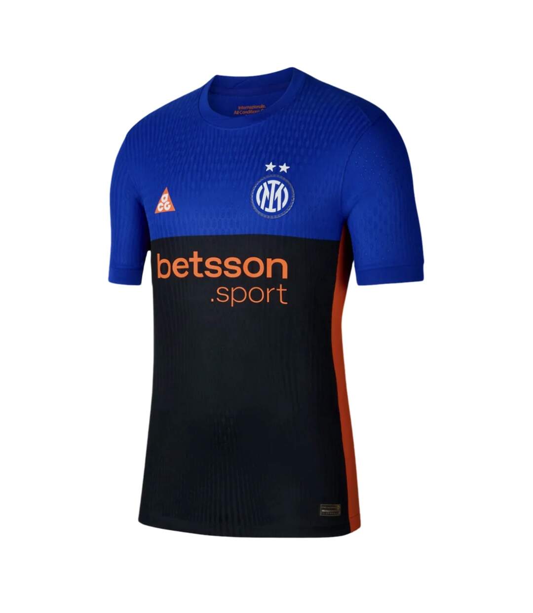 Mens Nike Dri-fit Jersey Blue Black FC Inter MIlan-2