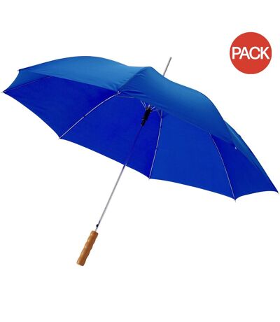 Pack of 2  23in lisa automatic umbrella  32.7 x 40.2 inches royal blue Bullet