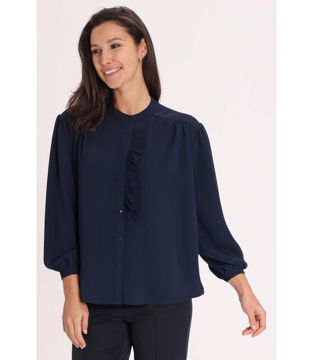 Chemise EULALIE Navy-2