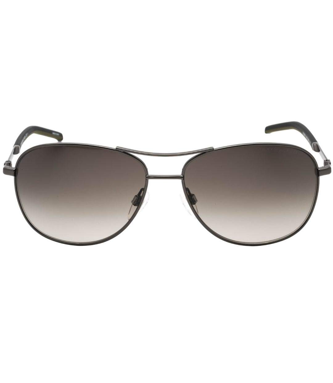 Lunettes De Soleil Motif/style Uni Homme Taille Unique Ruthénium Foncé Tommy Hilfiger-1