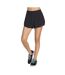 Womens/ladies Performance Hybrid Short Black Skechers-1