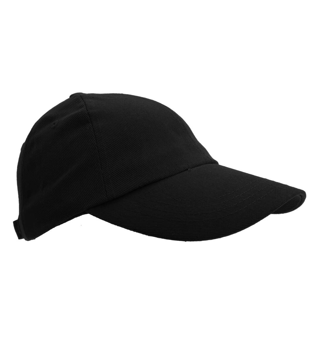 Casquette Unie Style Pro Adulte Unisexe Noir Result-2