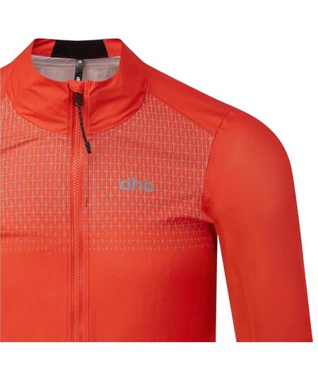 Mens Aeron Reflective Waterproof Cycling Jacket Red Dhb