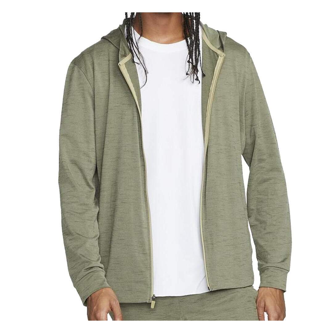 Veste Zippé Kaki Homme Nike Top - L-1