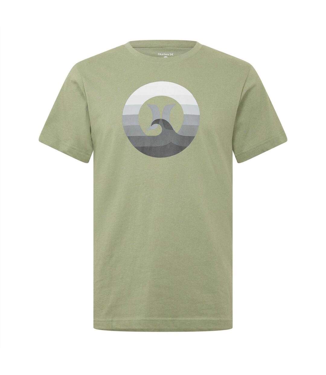 T-shirt Motif/style Ondulé Homme Marron Hurley-1