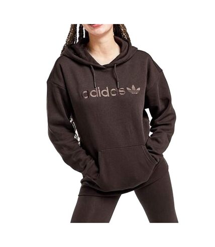 Sweat Marron Femme Adidas Bf Hood - 34