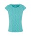 T-shirt Hyperdimension Femme Turquoise Vif Regatta-1