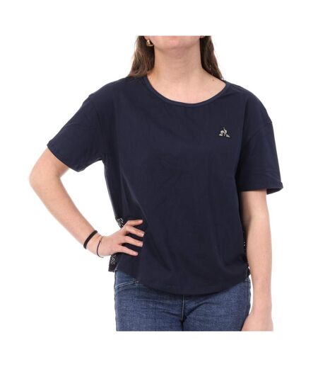 T-Shirt marine femme le coq sportif loose