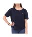 T-Shirt marine femme le coq sportif loose-1