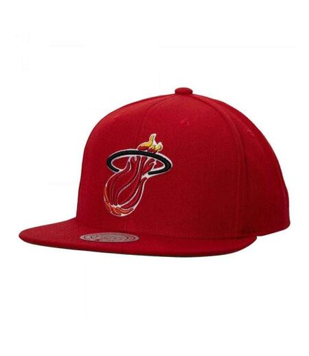 Casquette Ajustable Motif/style Miami Heat Team Ground 2.0 Homme Rouge NBA