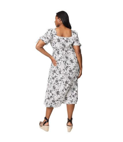 Robe mi-longue femme blanc cassé Dorothy Perkins