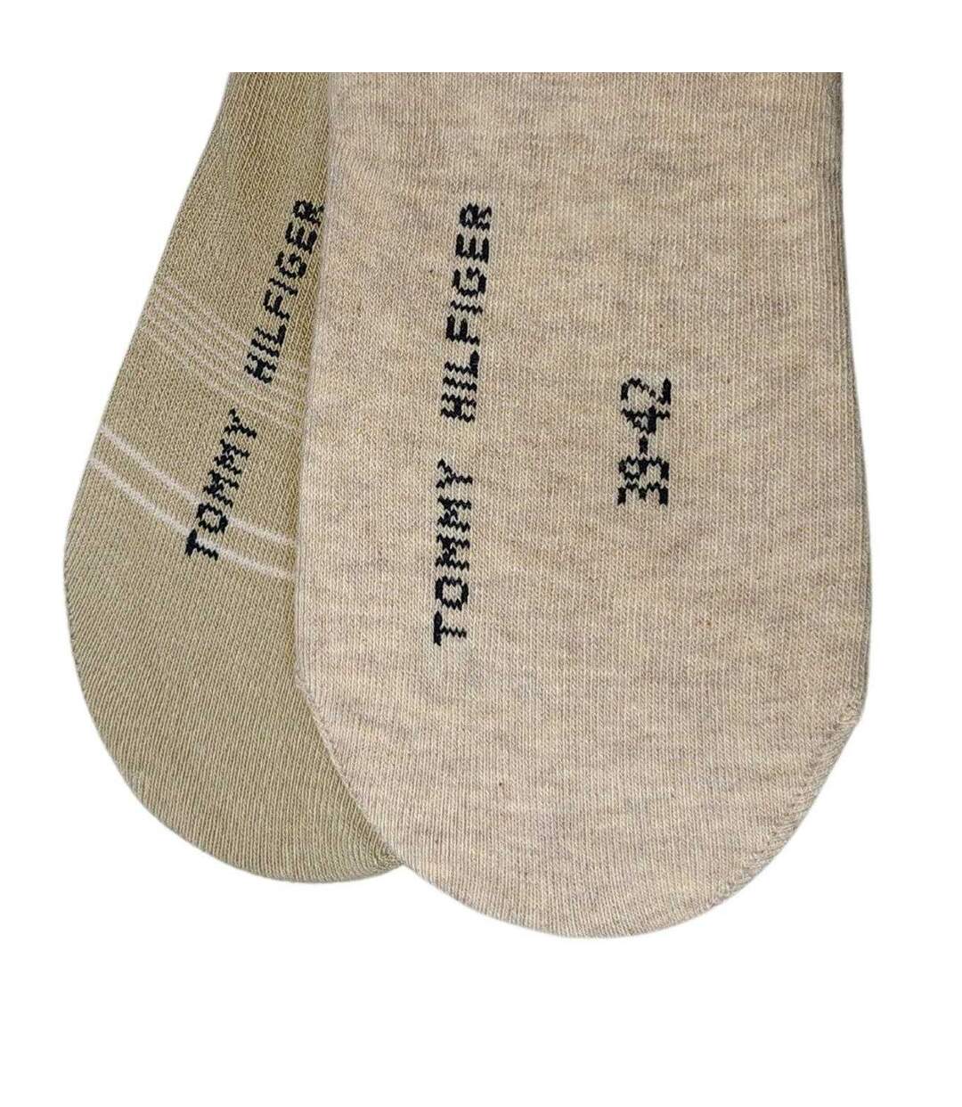 Socquettes Discrètes Motif/style Drapeau Homme Beige Clair Blanc Cassé Tommy Hilfiger-3