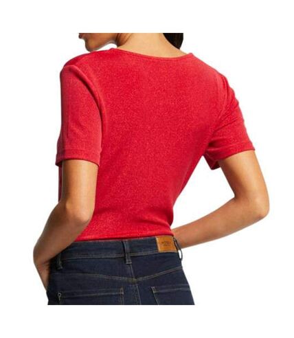 T-shirt Rouge Femme Morgan Diwi