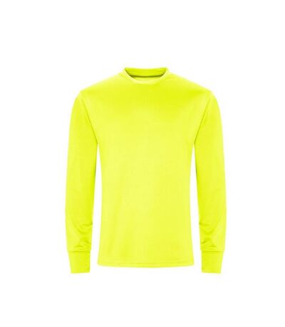 AWDis Cool Mens Long-Sleeved Active T-Shirt (Electric Yellow) - UTRW8954