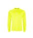 AWDis Cool Mens Long-Sleeved Active T-Shirt (Electric Yellow)