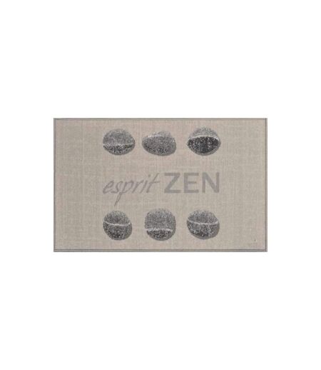 Tapis Rectangulaire Esprit Zen 50x80cm Gris