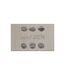 Tapis Rectangulaire Esprit Zen 50x80cm Gris-1