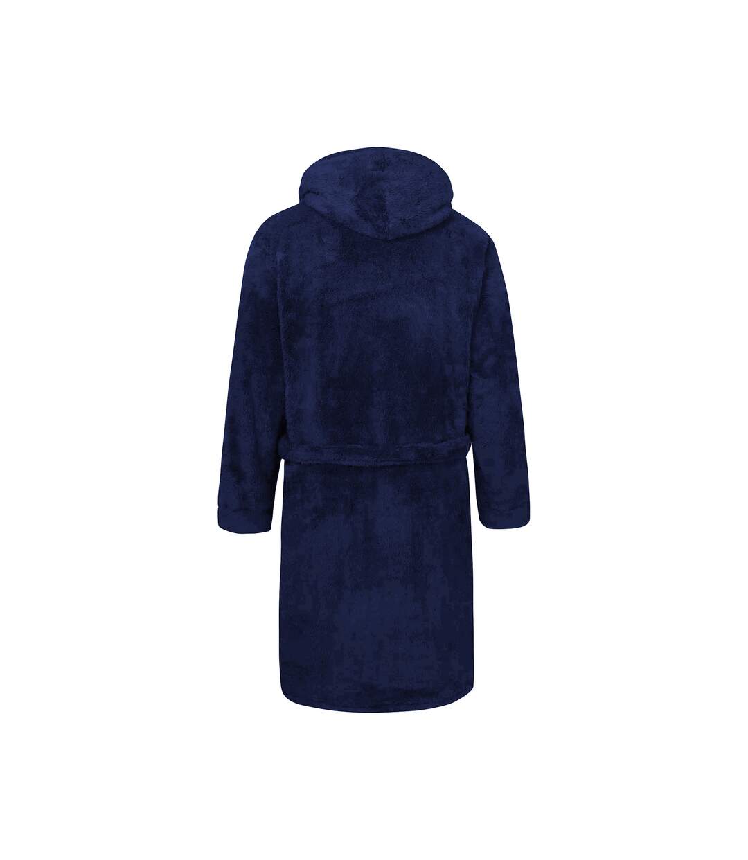 Mens D555 Newquay Hooded Kingsize Dressing Gown Navy Duke-3