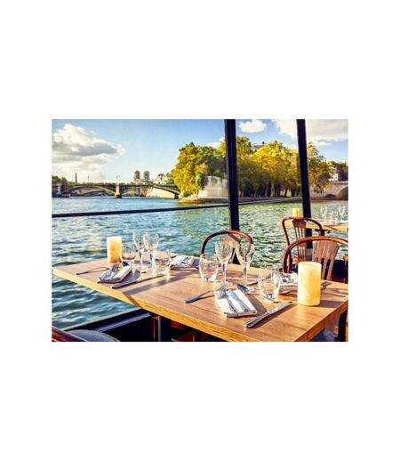 Croisière sur la Seine à Paris avec déjeuner pour 2 - SMARTBOX - Coffret Cadeau Gastronomie