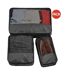 Pack of 3  Escape packing cube set  black Bagbase