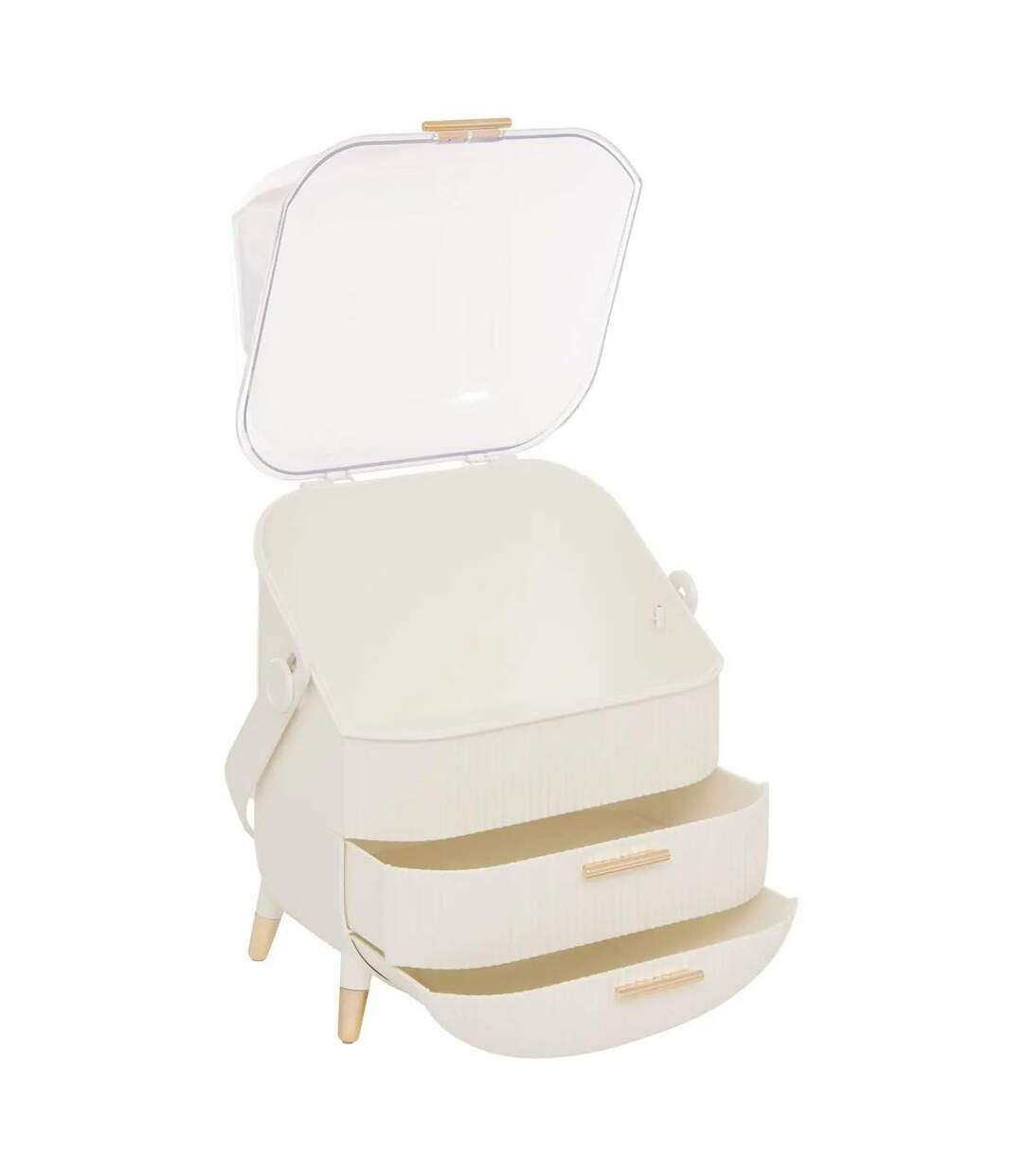 Organiseur Bulle 3 Tiroirs Alba 38cm Beige-2
