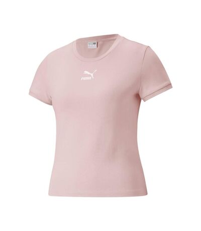 T-shirt Rose Femme Puma Classics - L