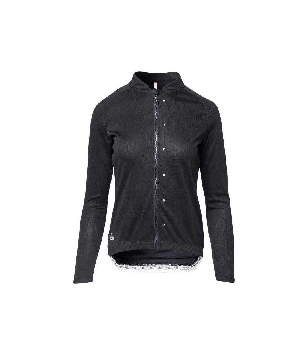 Maillot De Cyclisme Vialetta Femme Noir Fitanu-2