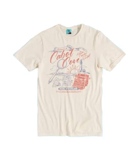 T-shirt Welcome To Cabot Cove Adulte Beige Murder She Wrote