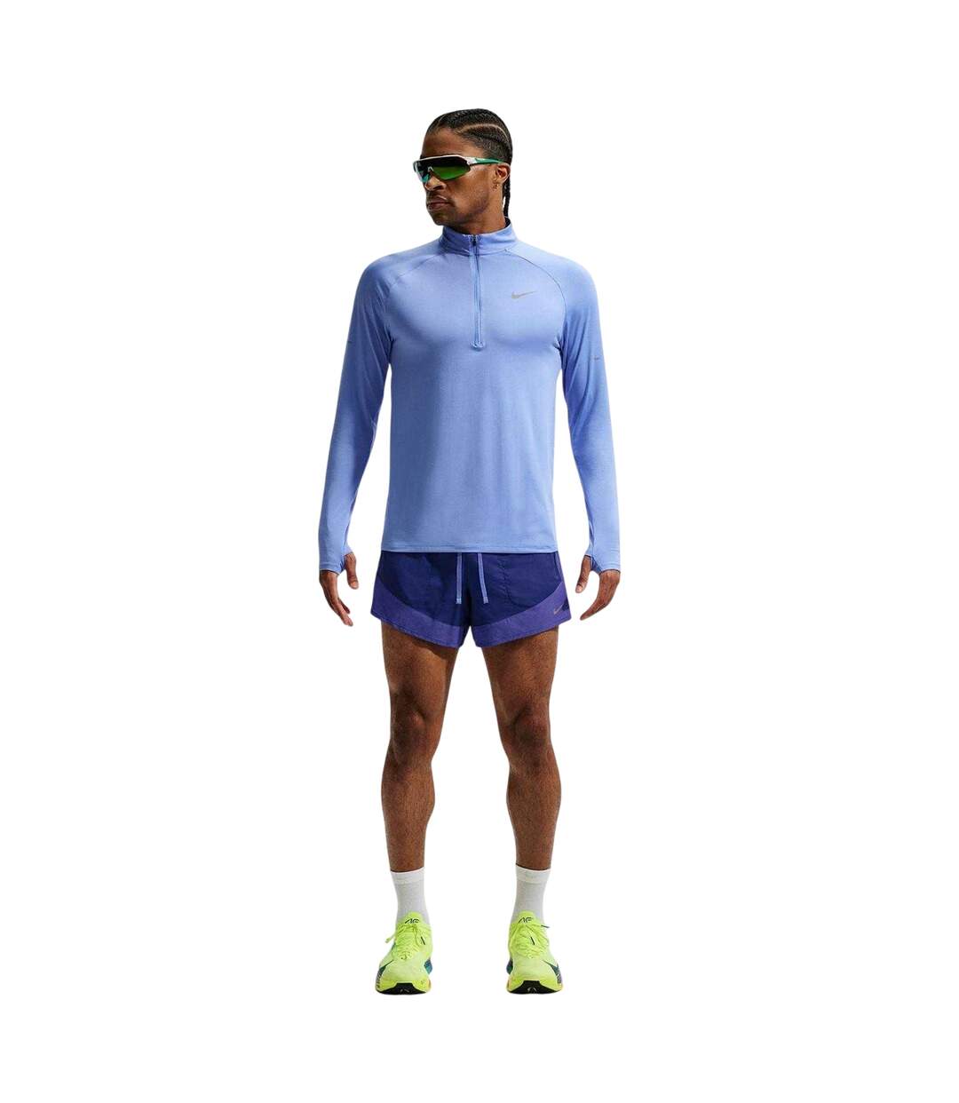 Short De Course Stride Homme Bleu Roi Foncé Nike-4