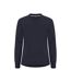 Womens/ladies miami pro round neck sweatshirt dark navy Clique-1