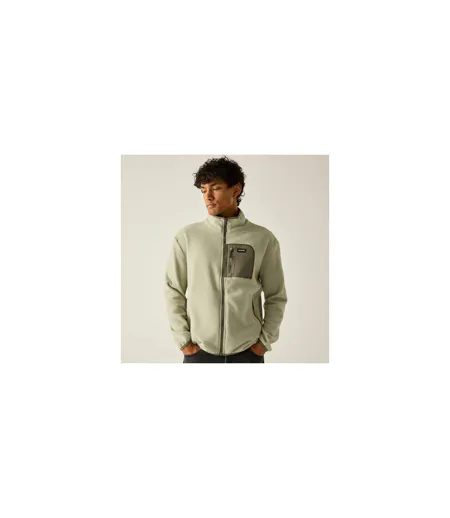 Mens Frankie Full Zip Fleece Jacket Abbeystone Smokey Olive Regatta