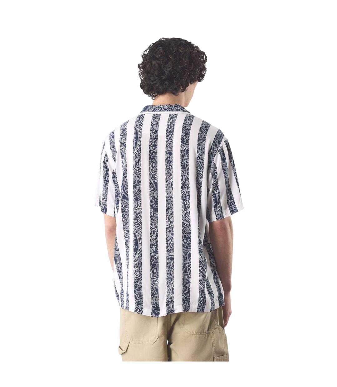 Mens Marshall Regular Short-sleeved Shirt Navy Pretty Green-3