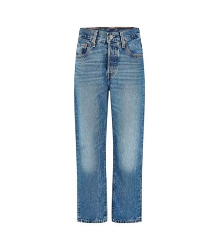 Womens/ladies 501 Straight Leg Ankle Grazer Jeans Must Be Mine Levis