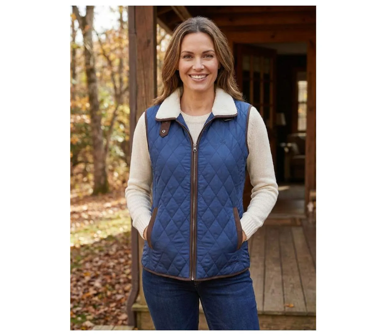 Gilet Sans Manches Femme Matelassé Sadia – Chaud & Tendance-1