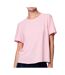 T-Shirt rose femme pieces pcanna-1