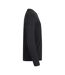 Mens Premium Long-sleeved T-shirt Black Clique-4