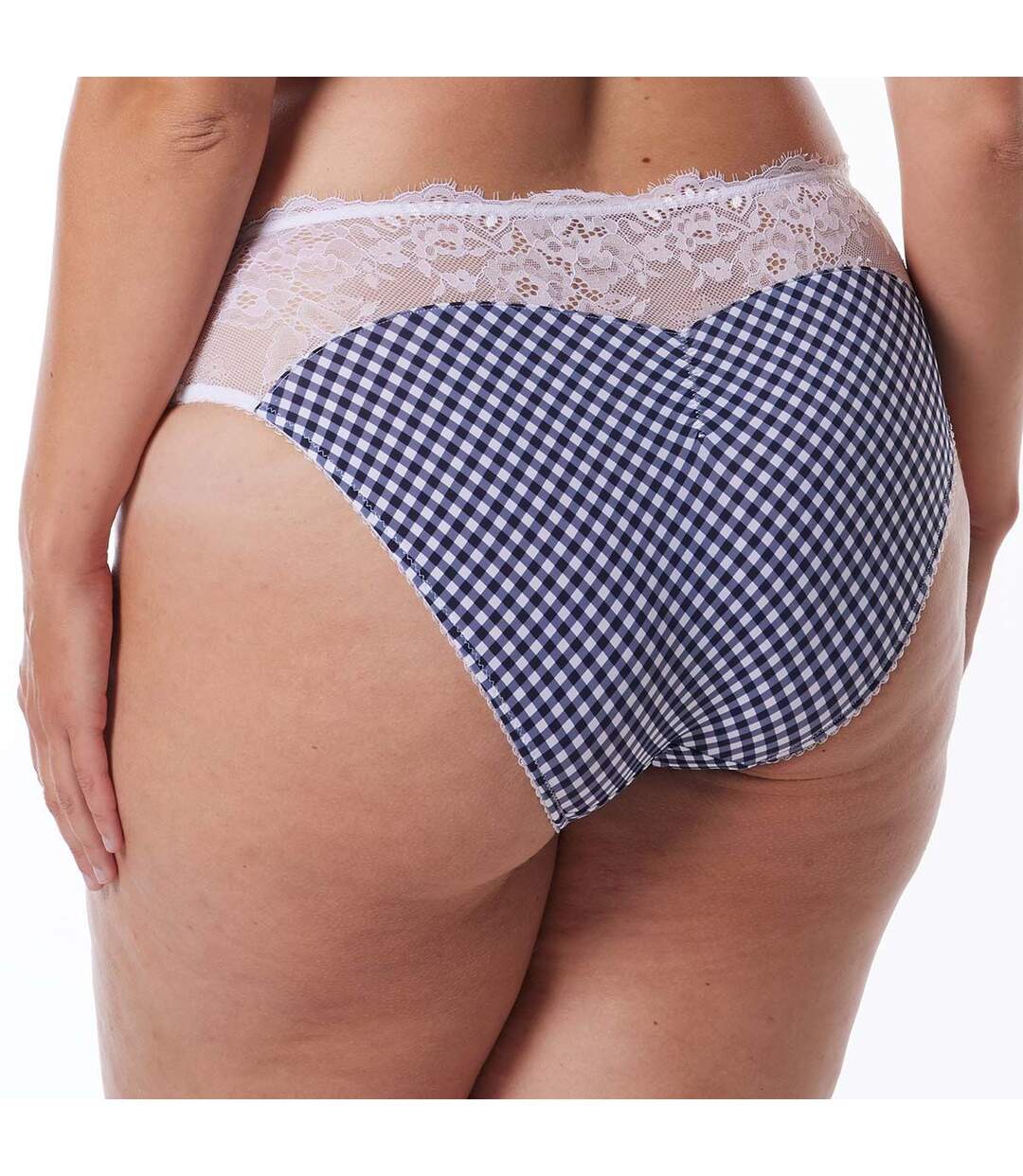 Slip grande taille bleu marine Embellie