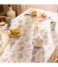 Nappe Antitache Imprimée Garrigue 140x240cm Blanc-3