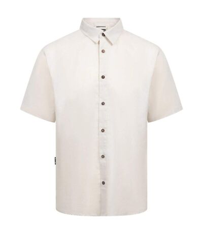Mens Suntan Short-sleeved Shirt Soft Stone Trespass