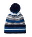 Bonnet Multi-sport Fan Bleu Marine Français Saphir Beechfield-2