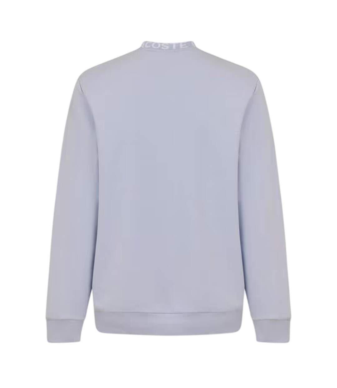 Mens Lettering Crew Neck Sweatshirt Light Blue Lacoste-2