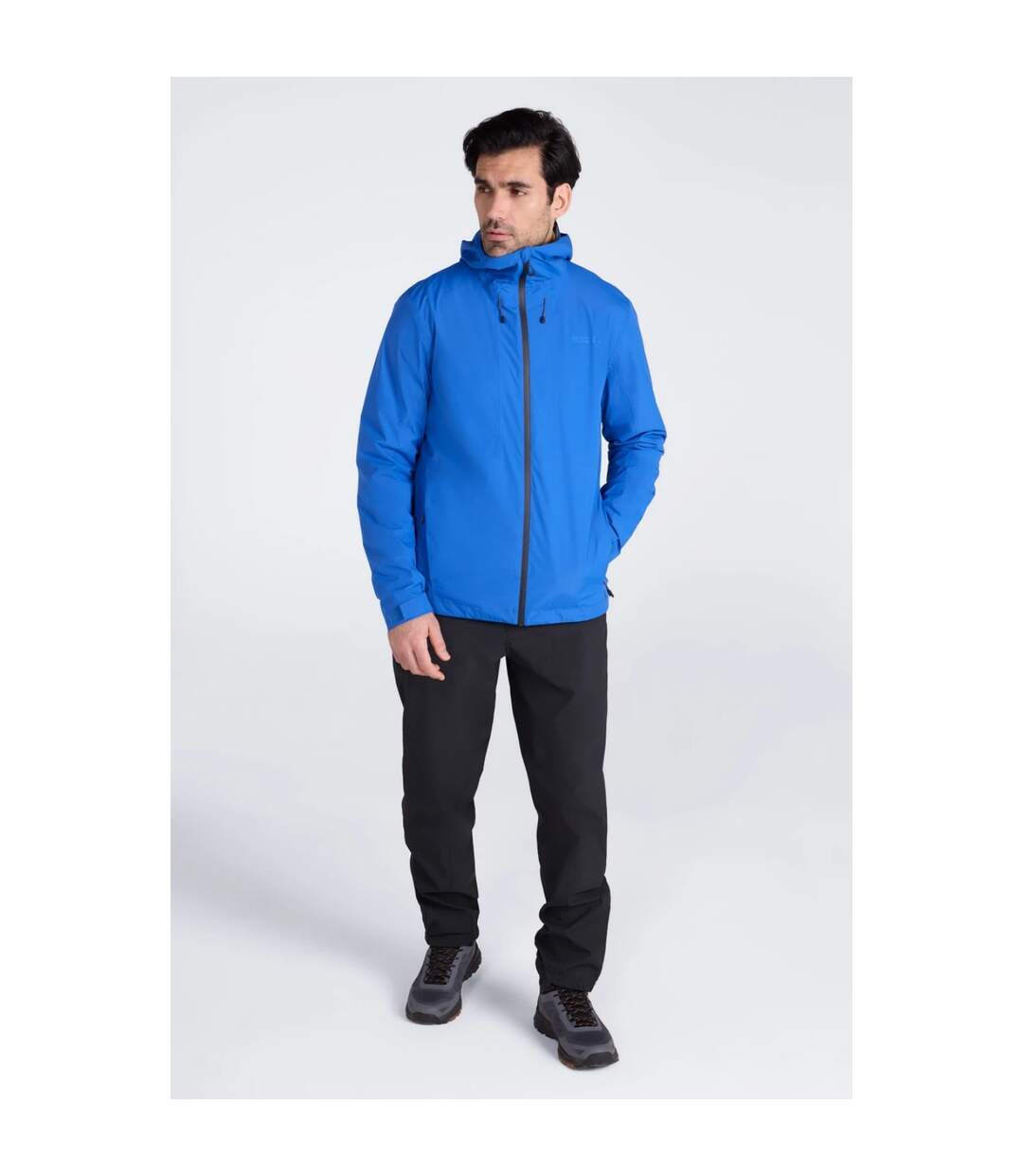 Mens Aerovent 2.5 Layer Stretch Waterproof Jacket Cobalt Mountain Warehouse-1