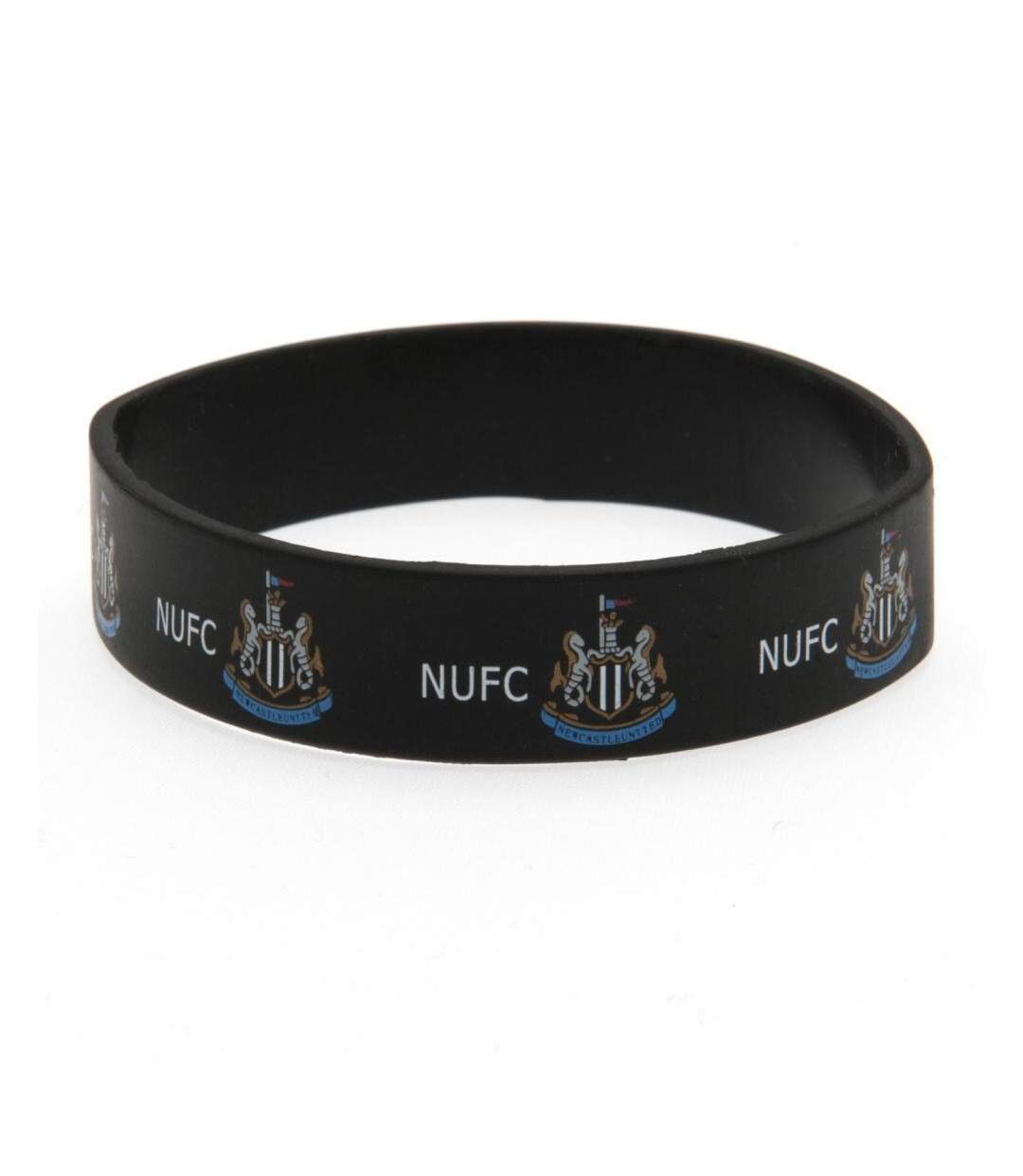 Newcastle United FC Bracelet en silicone officiel (Noir) (Taille unique) - UTTA3986