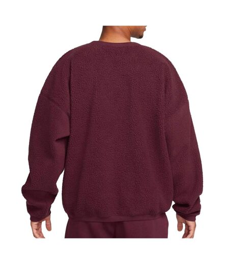 Sweat Bordeaux Homme Nike Sherpa - L